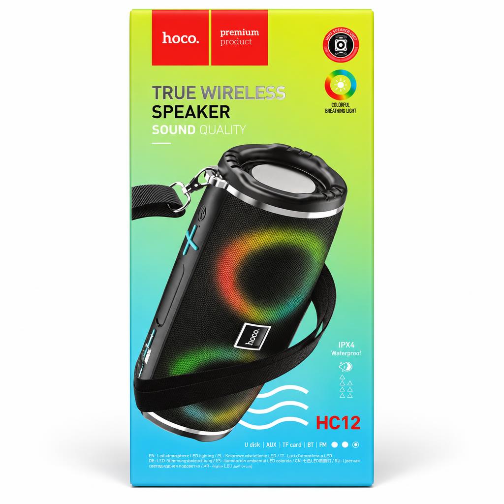 HOCO HC12 Bluetooth Speaker — earbuds, headsets & speakers, wholesale case of 23