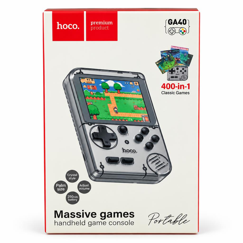 HOCO GA40 Handheld Game Console — gaming & computer, wholesale case of 10
