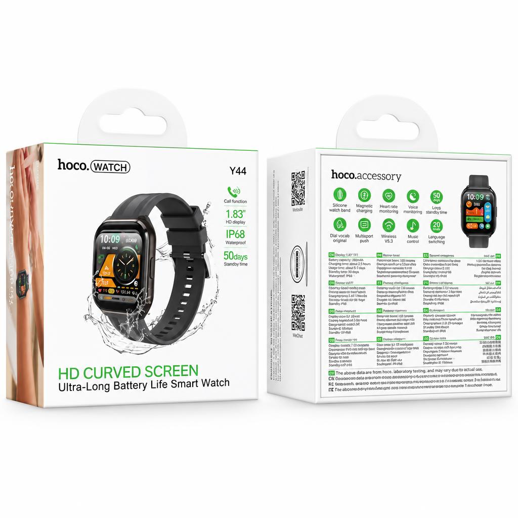 HOCO Y44 Smart Watch — phone accessories, wholesale case of 50