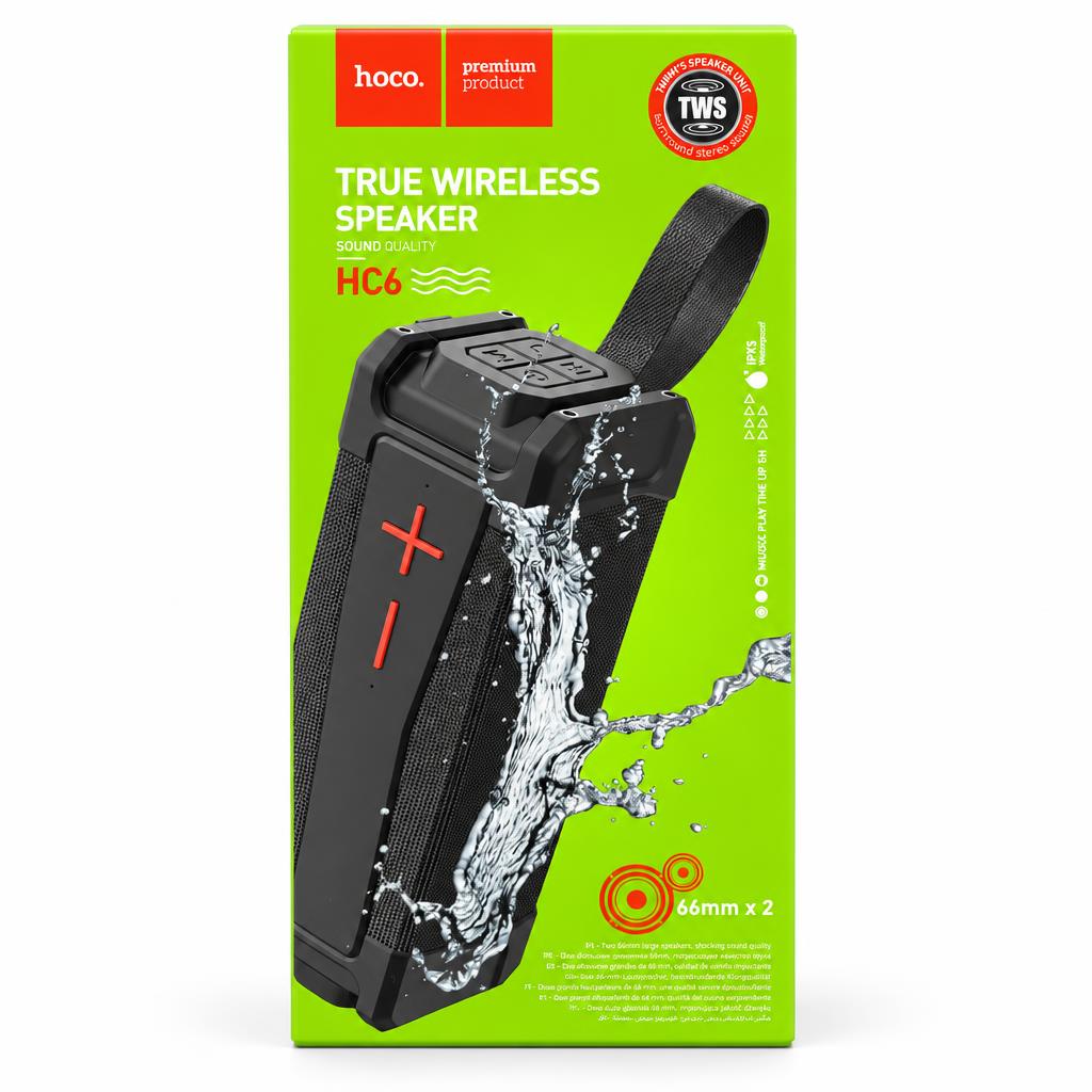 HOCO HC6 Bluetooth Speaker — earbuds, headsets & speakers, wholesale case of 14