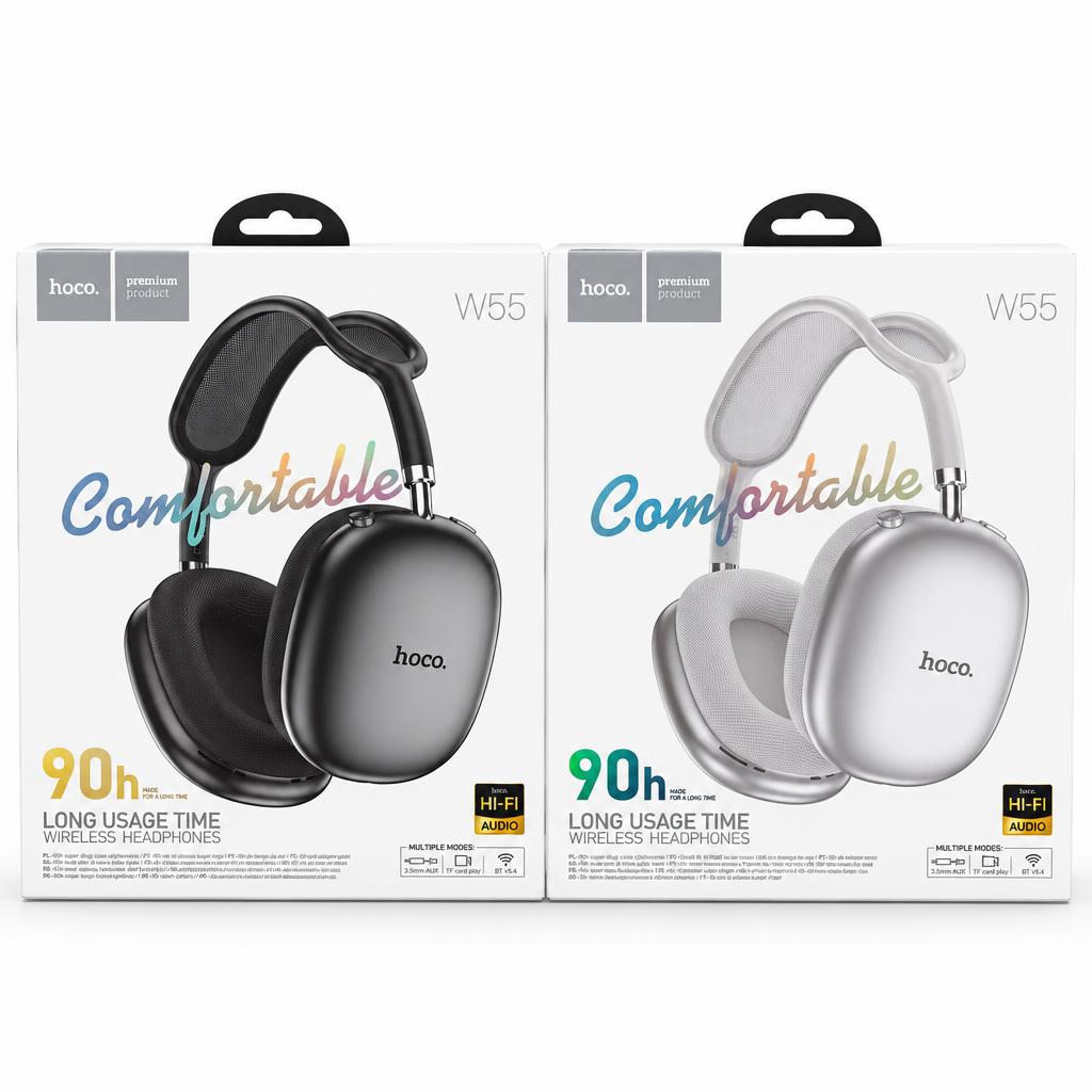 HOCO W55 Headphones — earbuds, headsets & speakers, wholesale case of 40