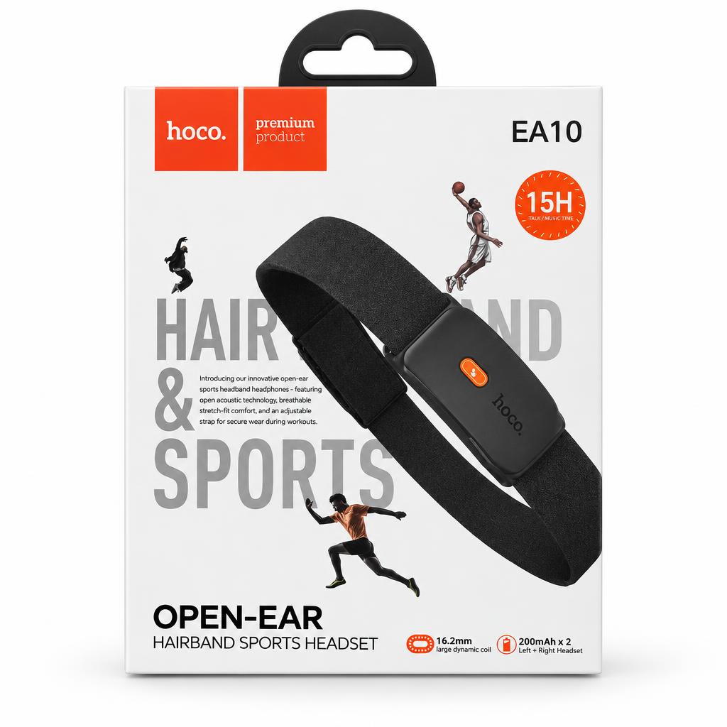 HOCO EA10 Hairband Bluetooth Headset — earbuds, headsets & speakers, wholesale case of 12